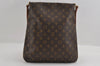 Authentic Louis Vuitton Monogram Musette Shoulder Cross Body Bag M51256 LV 8220I