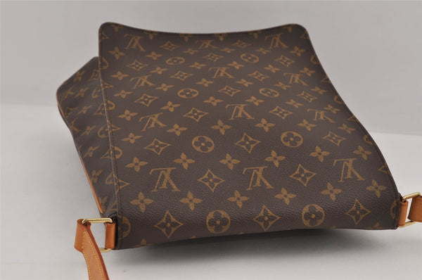 Authentic Louis Vuitton Monogram Musette Shoulder Cross Body Bag M51256 LV 8220I
