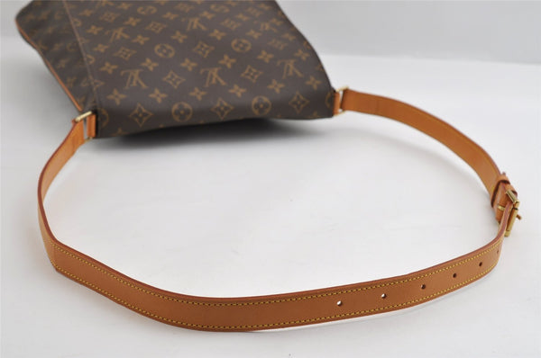 Authentic Louis Vuitton Monogram Musette Shoulder Cross Body Bag M51256 LV 8220I