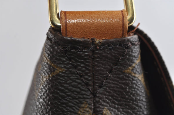 Authentic Louis Vuitton Monogram Musette Shoulder Cross Body Bag M51256 LV 8220I