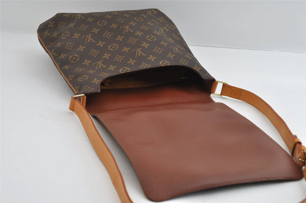 Authentic Louis Vuitton Monogram Musette Shoulder Cross Body Bag M51256 LV 8220I