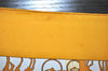 Authentic HERMES Carre 90 Scarf "Ferea de Levlla" Silk Orange 8221J