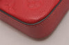 Auth Louis Vuitton Monogram Empreinte Pochette Felice Shoulder Bag Red LV 8222I