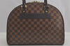 Authentic Louis Vuitton Damier Nolita Hand Boston Bag N41455 LV 8223I