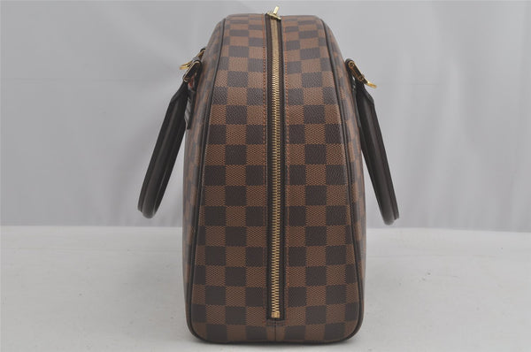 Authentic Louis Vuitton Damier Nolita Hand Boston Bag N41455 LV 8223I