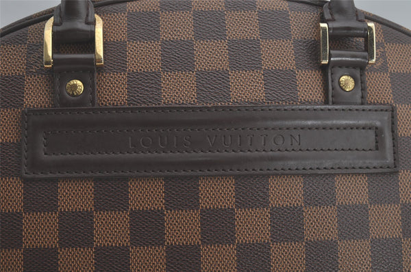 Authentic Louis Vuitton Damier Nolita Hand Boston Bag N41455 LV 8223I
