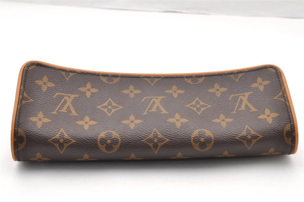 Authentic Louis Vuitton Monogram Pochette Twin GM Shoulder Bag M51852 LV 8224I