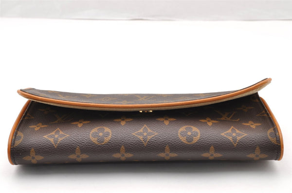 Authentic Louis Vuitton Monogram Pochette Twin GM Shoulder Bag M51852 LV 8224I