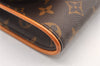 Authentic Louis Vuitton Monogram Pochette Twin GM Shoulder Bag M51852 LV 8224I
