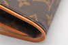 Authentic Louis Vuitton Monogram Pochette Twin GM Shoulder Bag M51852 LV 8224I