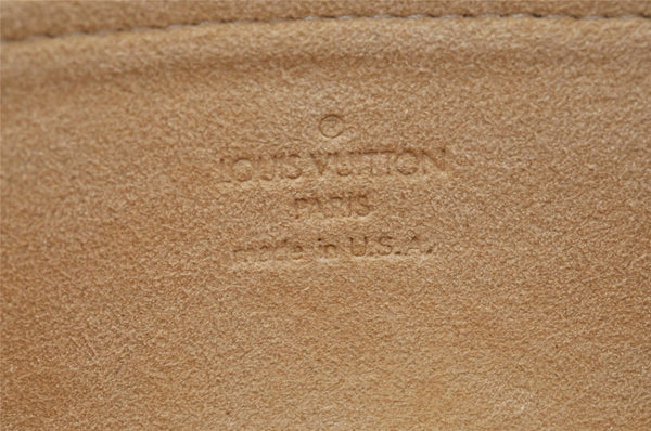 Authentic Louis Vuitton Monogram Pochette Twin GM Shoulder Bag M51852 LV 8224I