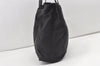 Authentic PRADA Vintage Nylon Tessuto Leather Shoulder Hand Bag Black 8224J