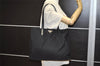 Authentic PRADA Vintage Nylon Tessuto Leather Shoulder Hand Bag Black 8224J