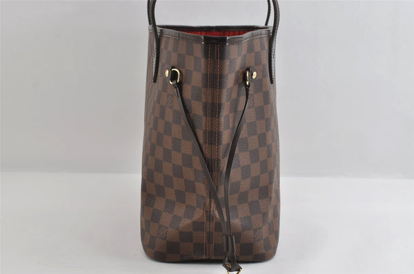 Authentic Louis Vuitton Damier Neverfull MM Shoulder Tote Bag N41358 LV 8225I