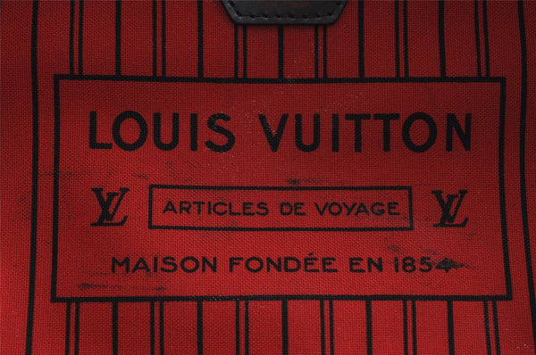 Authentic Louis Vuitton Damier Neverfull MM Shoulder Tote Bag N41358 LV 8225I