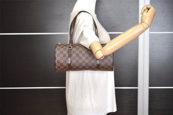 Authentic Louis Vuitton Damier Papillon 30 Hand Bag Purse N51303 LV 8225J