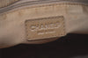 Authentic CHANEL Wild Stitch Vintage Calf Skin Hand Tote Bag Beige CC 8226I