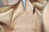 Authentic CHANEL Wild Stitch Vintage Calf Skin Hand Tote Bag Beige CC 8226I