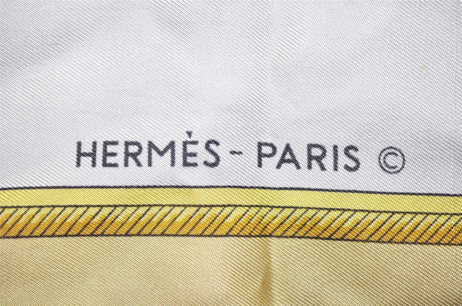 Auth HERMES Carre 90 Scarf 