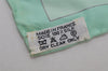 Authentic HERMES Carre 90 Scarf "Pythagore" Silk Light Green 8228J