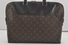Authentic Louis Vuitton Monogram Macassar Porte Documents Jules Briefcase 8229I
