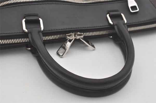 Authentic Louis Vuitton Monogram Macassar Porte Documents Jules Briefcase 8229I