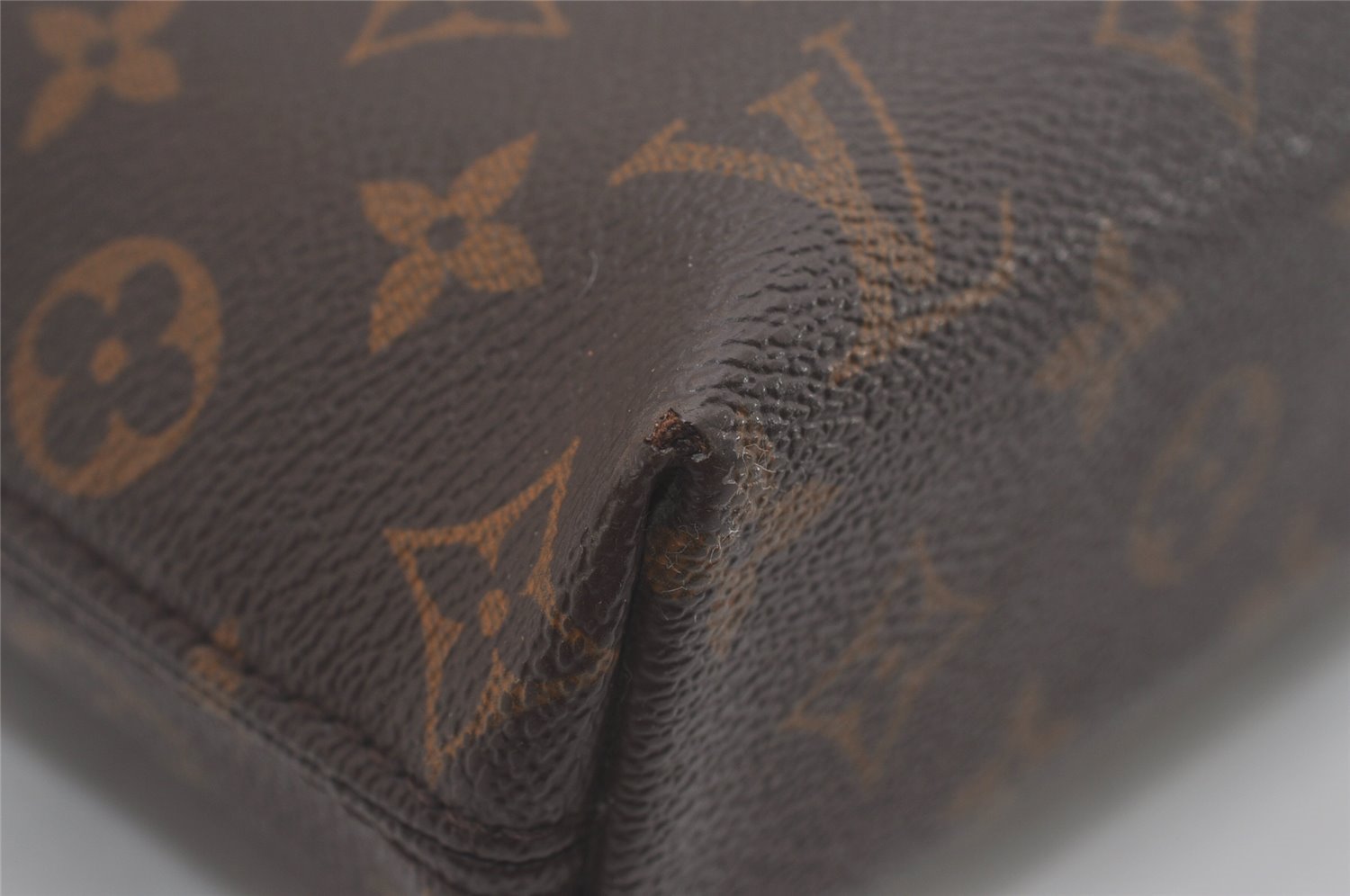 Authentic Louis Vuitton Monogram Macassar Porte Documents Jules Briefcase 8229I