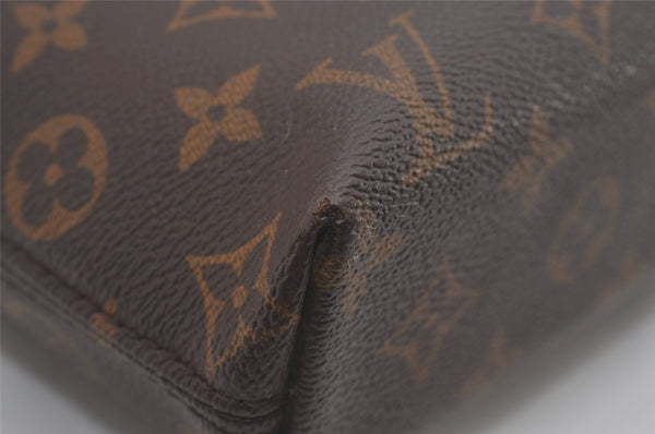 Authentic Louis Vuitton Monogram Macassar Porte Documents Jules Briefcase 8229I