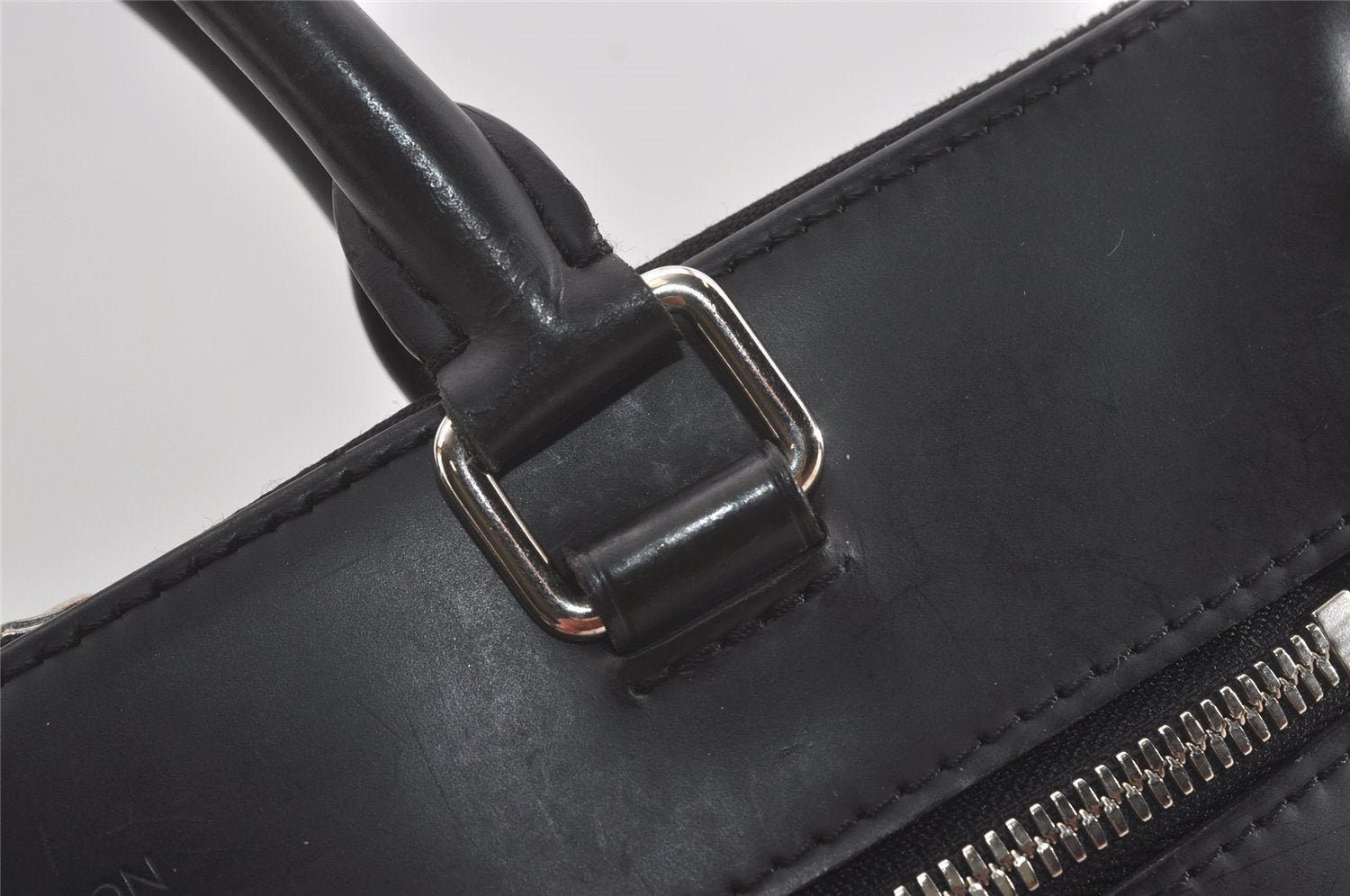 Authentic Louis Vuitton Monogram Macassar Porte Documents Jules Briefcase 8229I