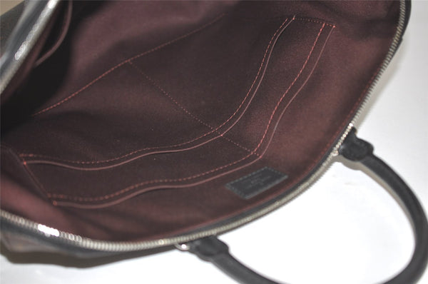 Authentic Louis Vuitton Monogram Macassar Porte Documents Jules Briefcase 8229I