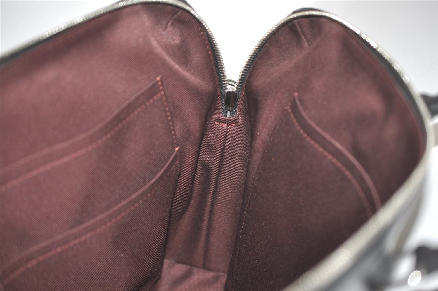 Authentic Louis Vuitton Monogram Macassar Porte Documents Jules Briefcase 8229I