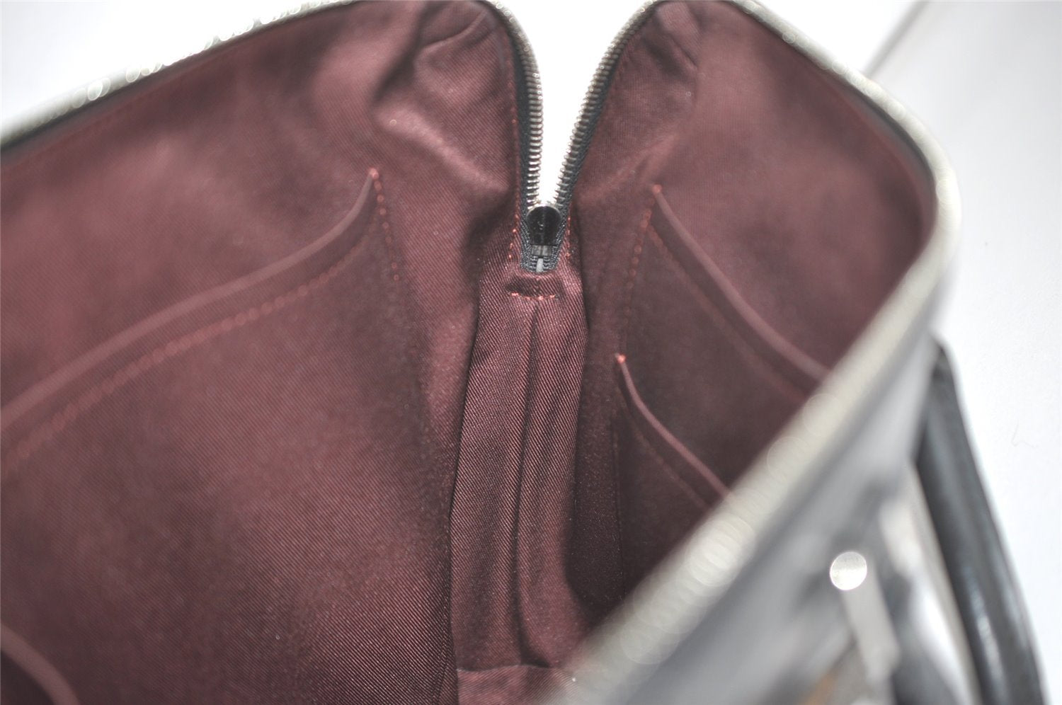 Authentic Louis Vuitton Monogram Macassar Porte Documents Jules Briefcase 8229I