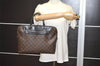Authentic Louis Vuitton Monogram Macassar Porte Documents Jules Briefcase 8229I
