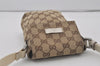 Authentic GUCCI Shoulder Cross Body Bag GG Canvas Leather 145865 Brown 8231I