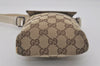 Authentic GUCCI Shoulder Cross Body Bag GG Canvas Leather 145865 Brown 8231I