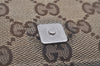 Authentic GUCCI Shoulder Cross Body Bag GG Canvas Leather 145865 Brown 8231I