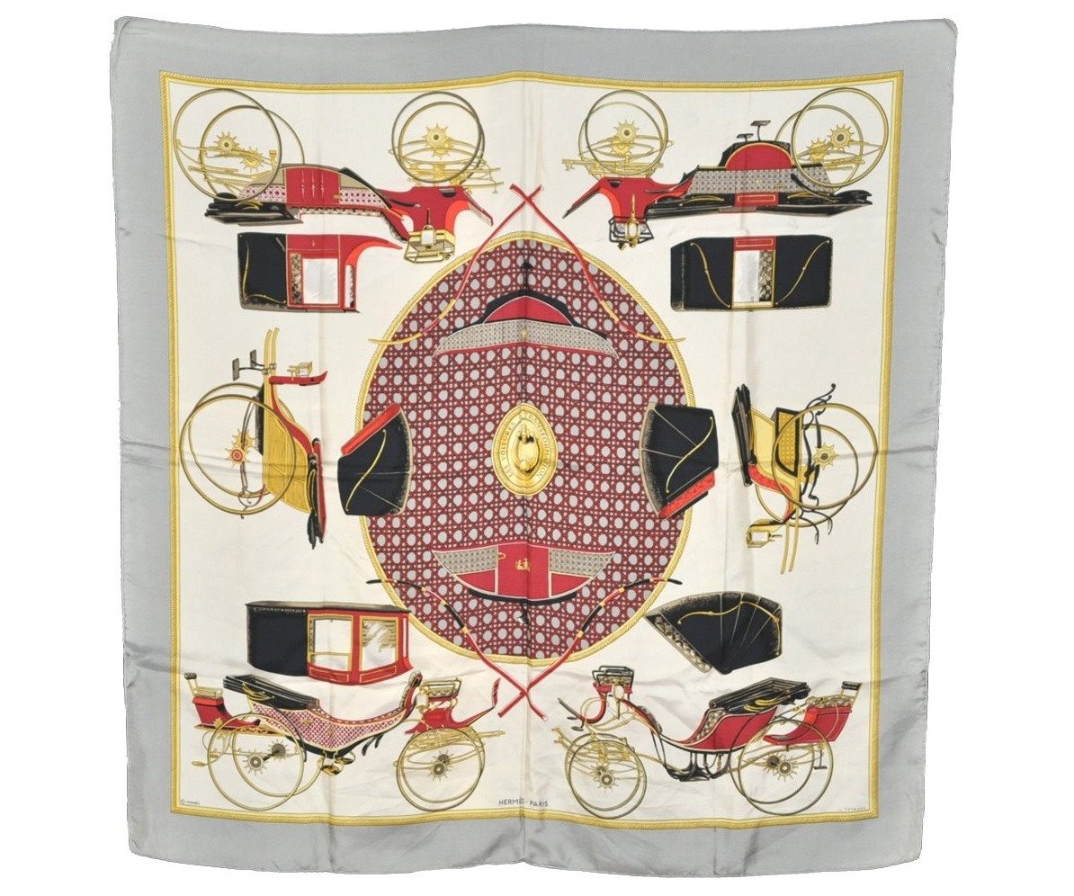 Authentic HERMES Carre 90 Scarf 