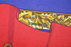 Authentic HERMES Carre 90 Scarf "Souvenirs de Paris" Silk Blue 8232J