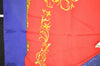 Authentic HERMES Carre 90 Scarf "Souvenirs de Paris" Silk Blue 8232J