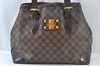 Authentic Louis Vuitton Damier Hampstead MM Shoulder Tote Bag N51204 LV 8233J