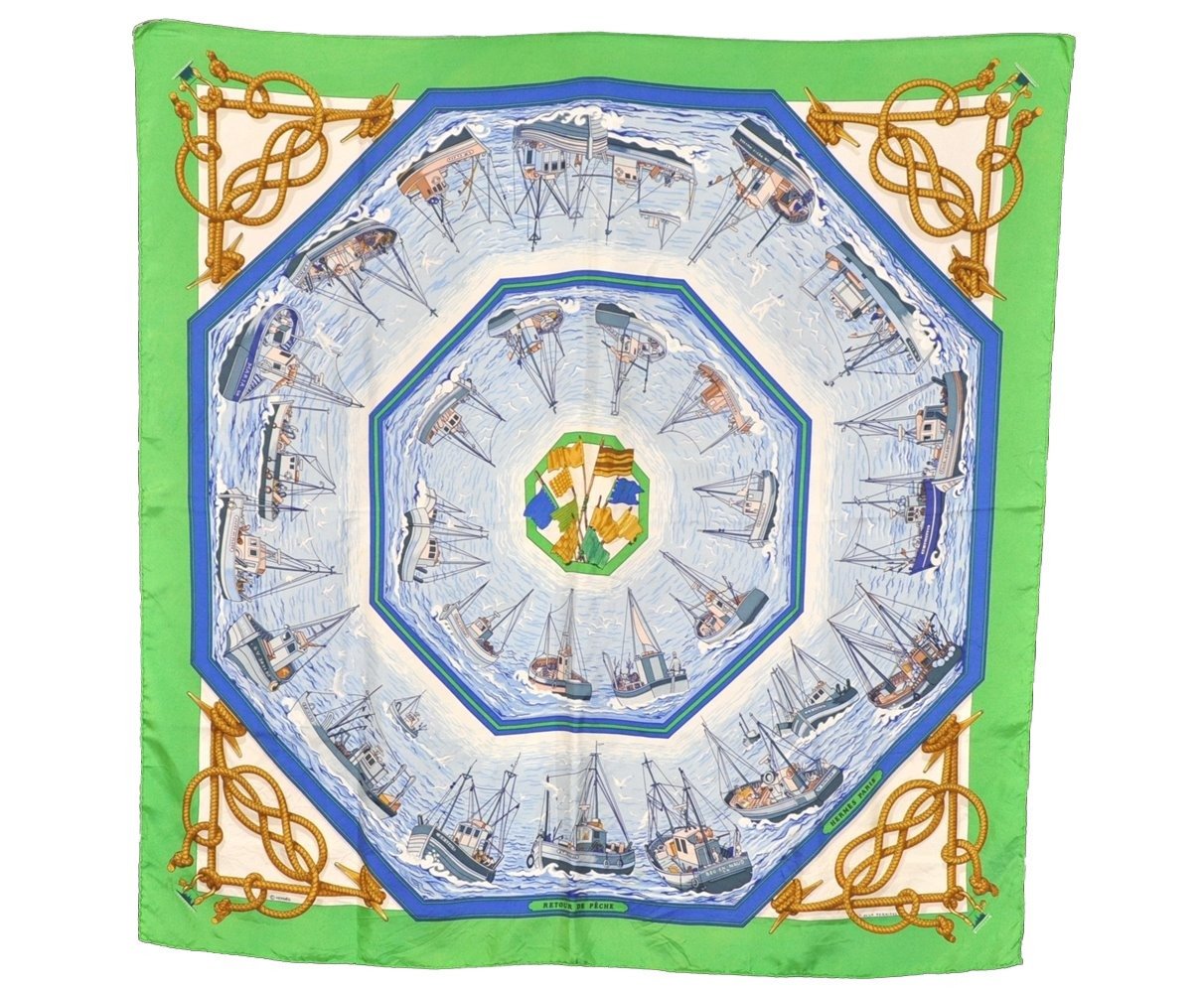 Authentic HERMES Carre 90 Scarf 