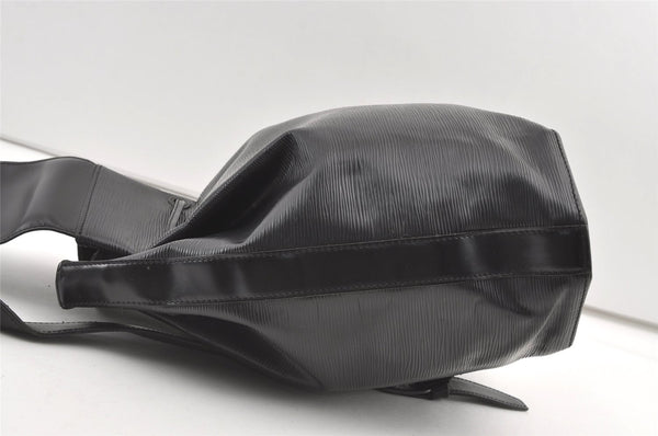 Authentic Louis Vuitton Epi Sac A Dos Shoulder Bag Black M80153 LV 8238J