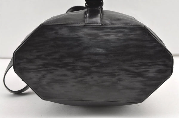 Authentic Louis Vuitton Epi Sac A Dos Shoulder Bag Black M80153 LV 8238J