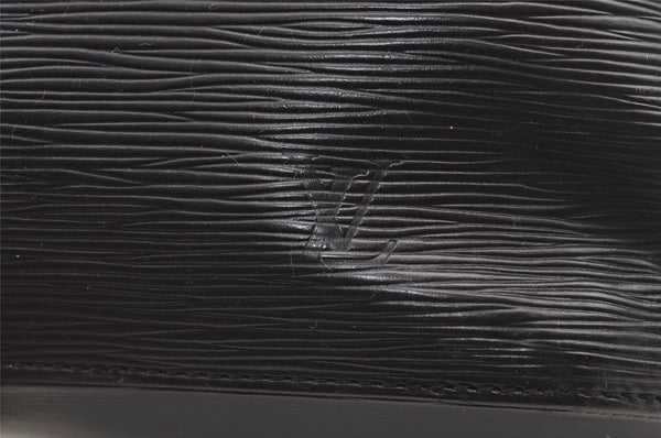 Authentic Louis Vuitton Epi Sac A Dos Shoulder Bag Black M80153 LV 8238J