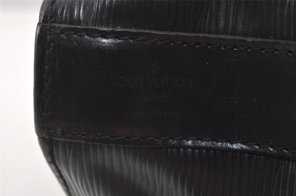 Authentic Louis Vuitton Epi Sac A Dos Shoulder Bag Black M80153 LV 8238J