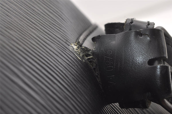 Authentic Louis Vuitton Epi Sac A Dos Shoulder Bag Black M80153 LV 8238J