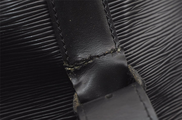 Authentic Louis Vuitton Epi Sac A Dos Shoulder Bag Black M80153 LV 8238J