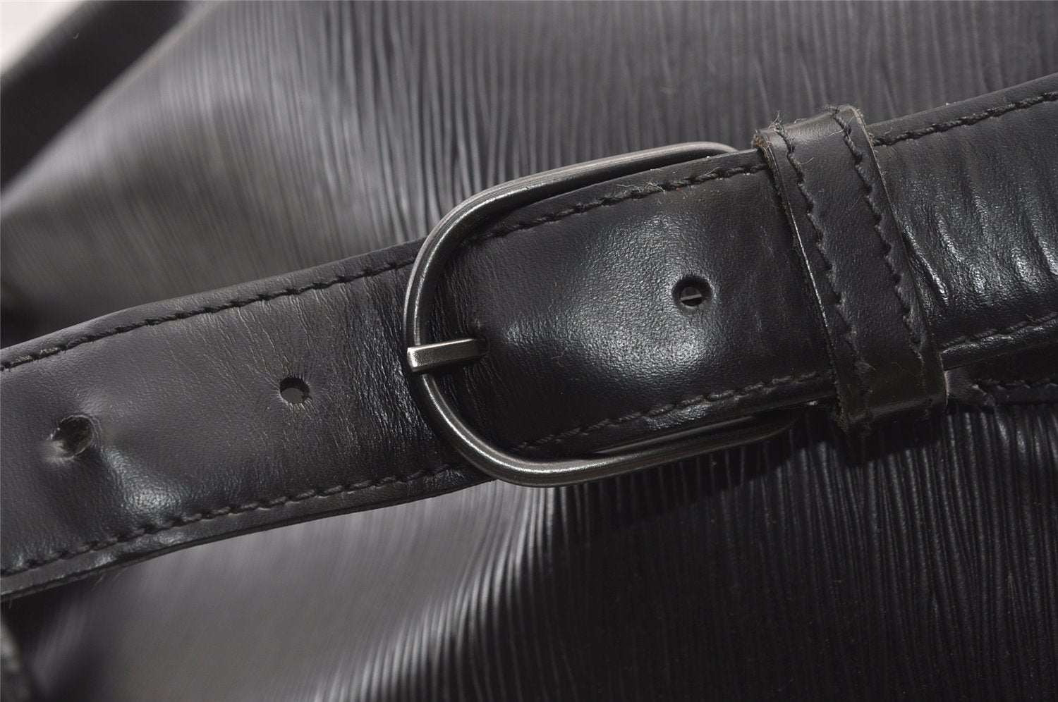 Authentic Louis Vuitton Epi Sac A Dos Shoulder Bag Black M80153 LV 8238J