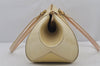 Authentic Louis Vuitton Vernis Sherwood PM Hand Bag Light Yellow M91491 LV 8240J