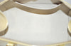 Authentic Louis Vuitton Vernis Sherwood PM Hand Bag Light Yellow M91491 LV 8240J